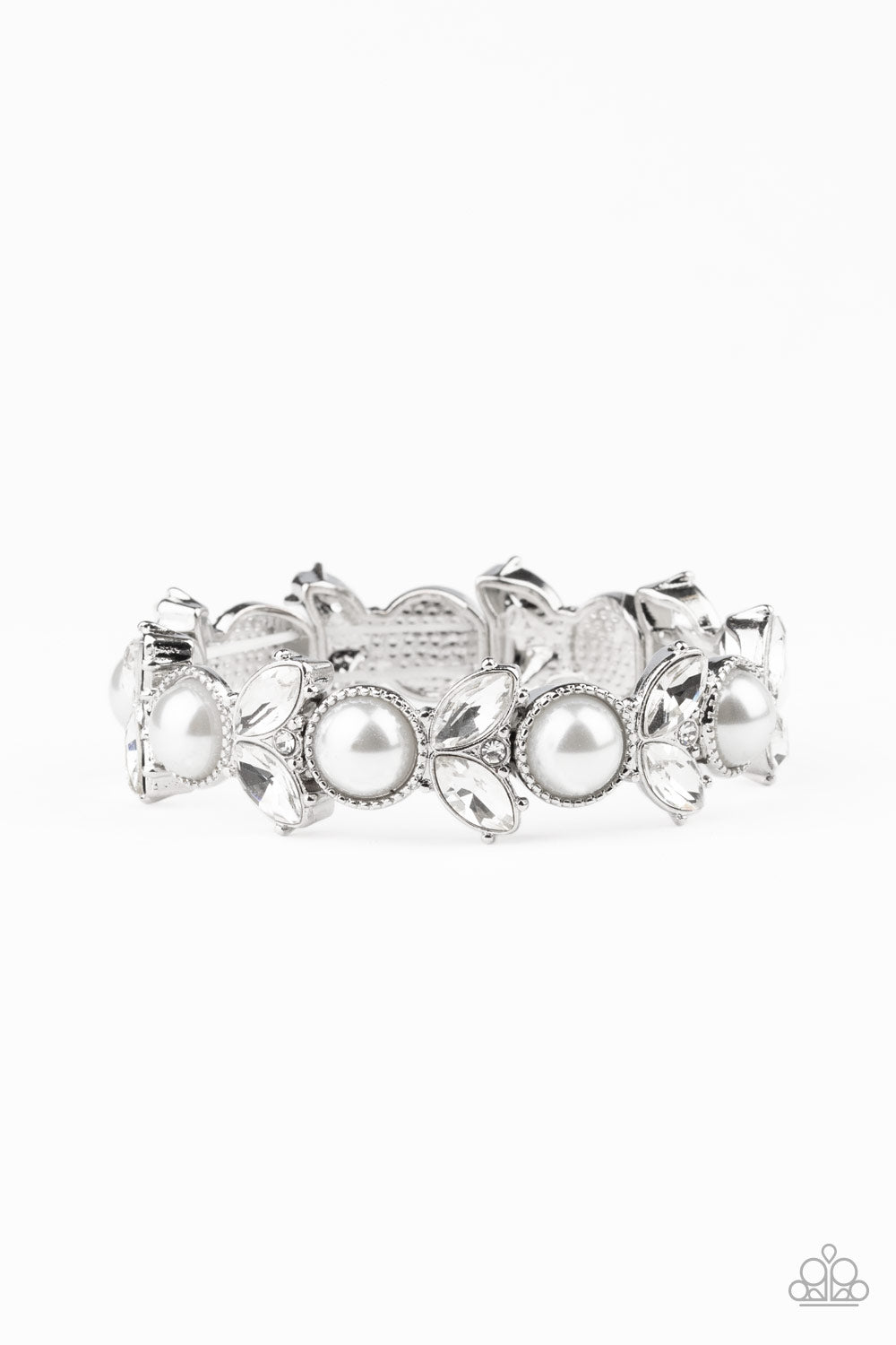 Paparazzi Bracelet ~ Opulent Oasis - White