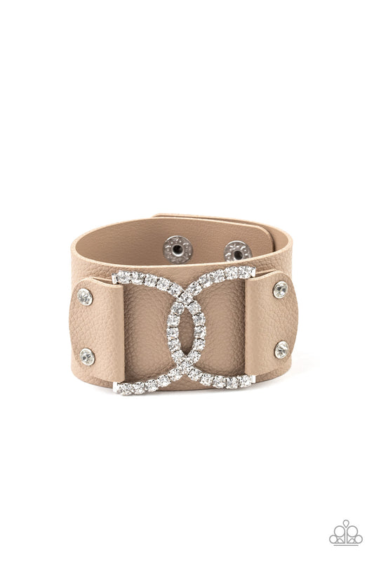 Paparazzi Bracelet ~ Couture Culture - Brown