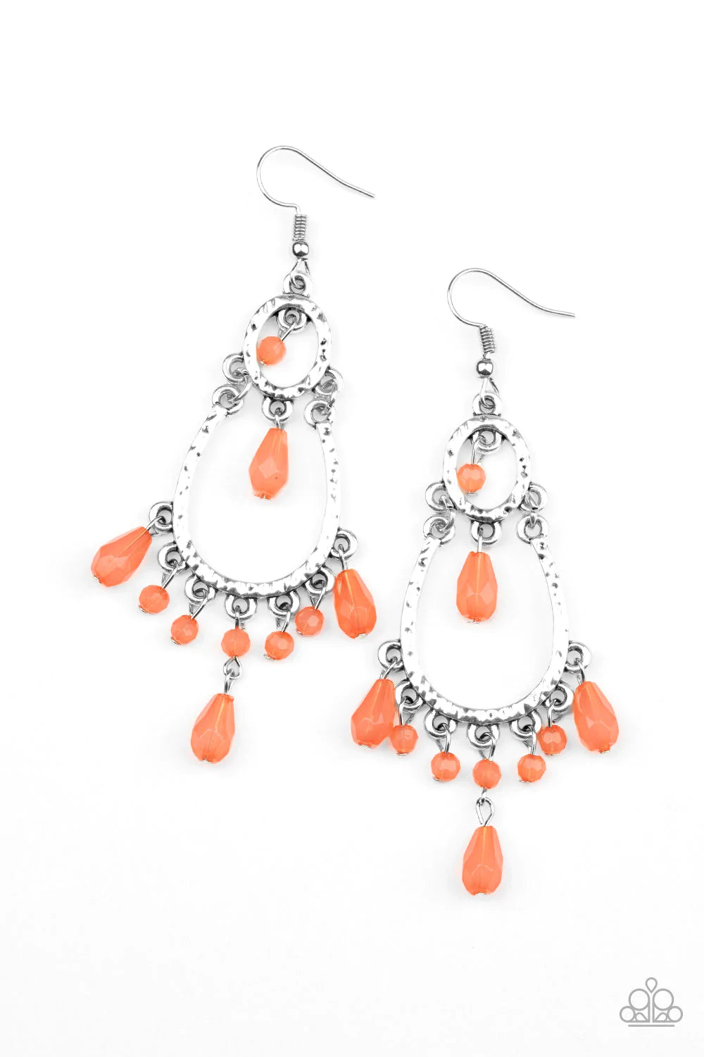 Paparazzi Earring ~ Summer Sorbet - Orange