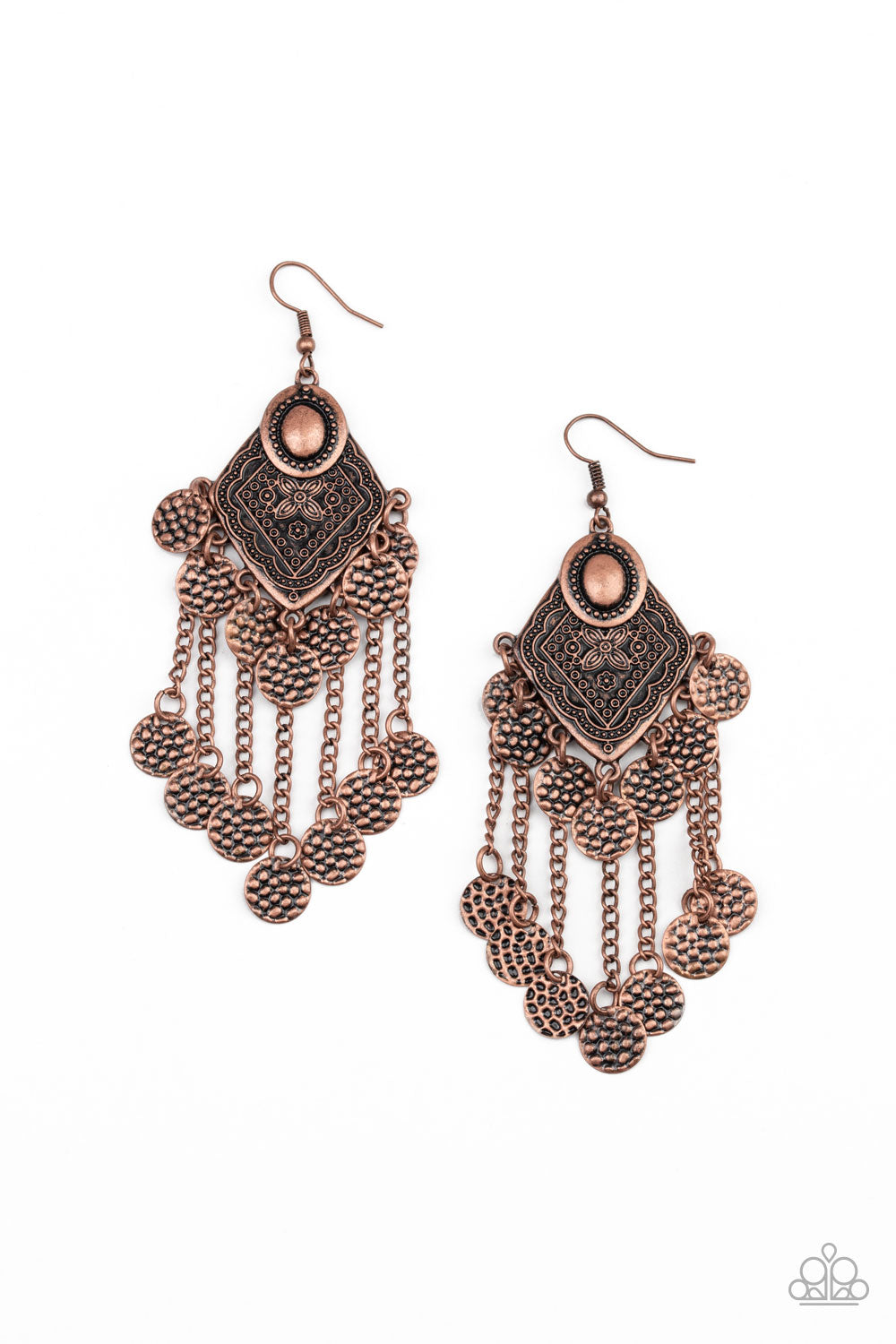 Paparazzi Earring ~ Garden Explorer - Copper