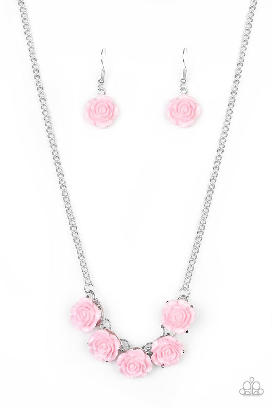 Garden Party Posh - Pink - Paparazzi Necklace Image