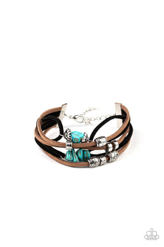 Paparazzi Bracelet ~ Rocky Mountain Rebel - Blue