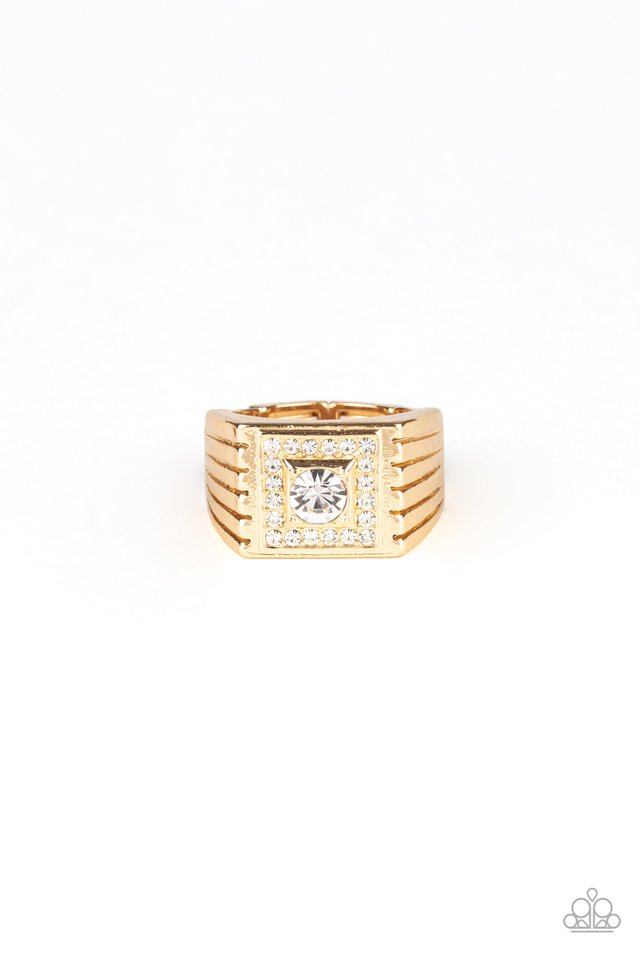Plunder - Gold - Paparazzi Ring Image