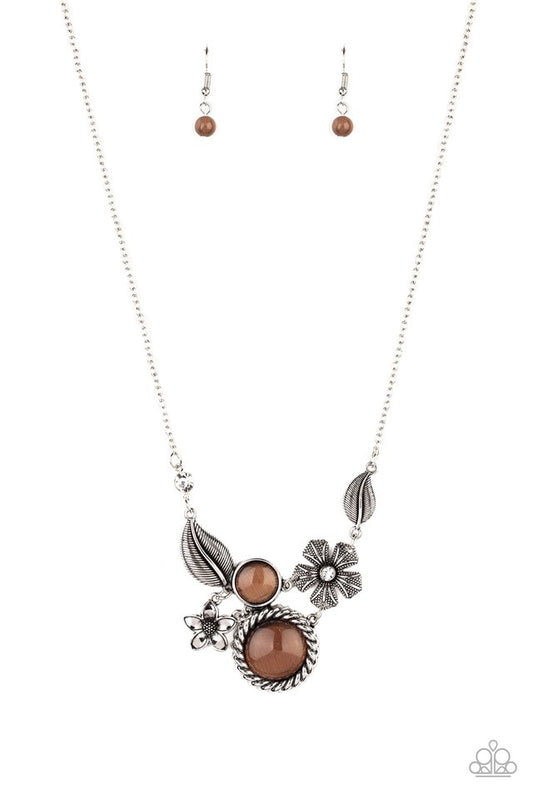 Exquisitely Eden - Brown - Paparazzi Necklace Image