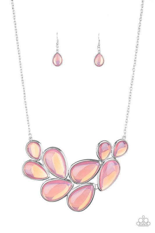 Iridescently Irresistible - Pink - Paparazzi Necklace Image