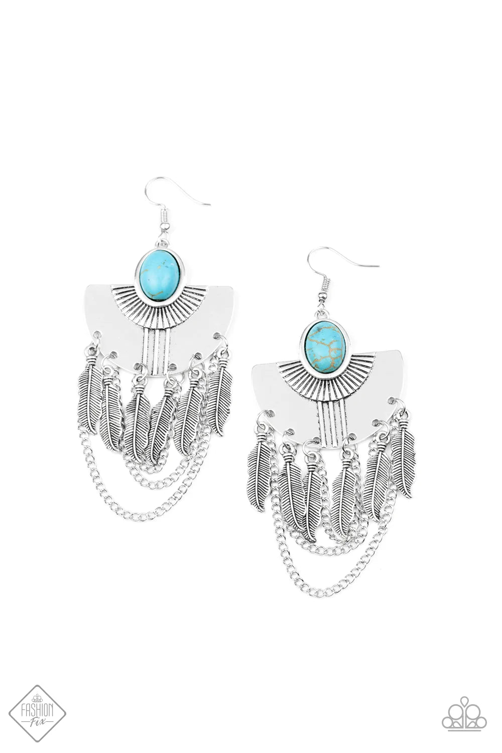 Paparazzi Earring ~ Sure Thing, Chief! - Blue