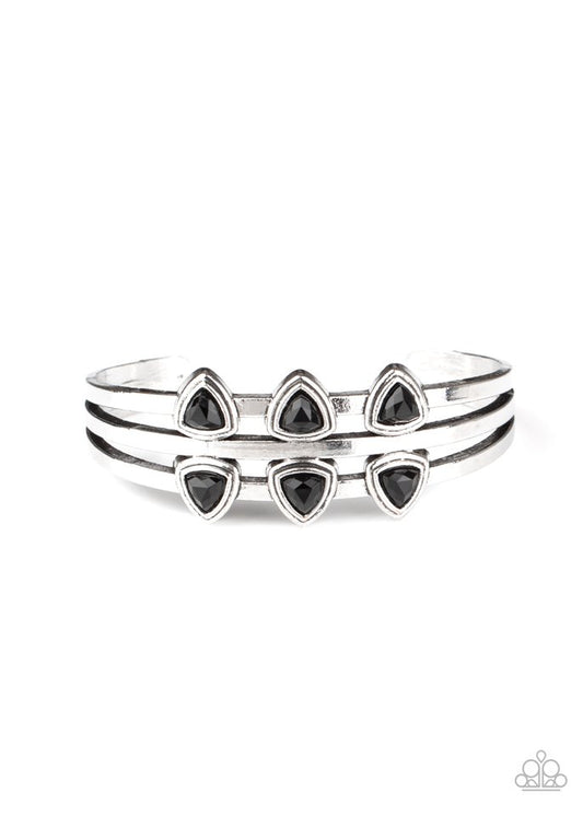Tribal Triad - Black - Paparazzi Bracelet Image