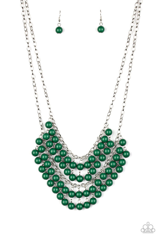 Paparazzi Necklace ~ Bubbly Boardwalk - Green Image
