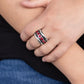 Paparazzi Ring ~ Dauntless Shine - Red