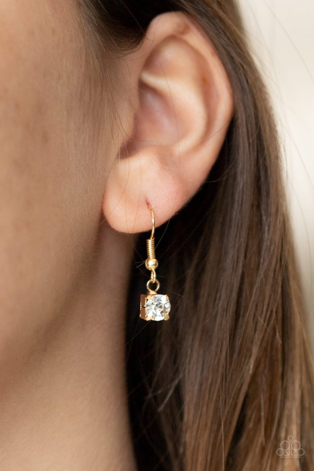 Inner STARLIGHT - Gold - Paparazzi Necklace Image