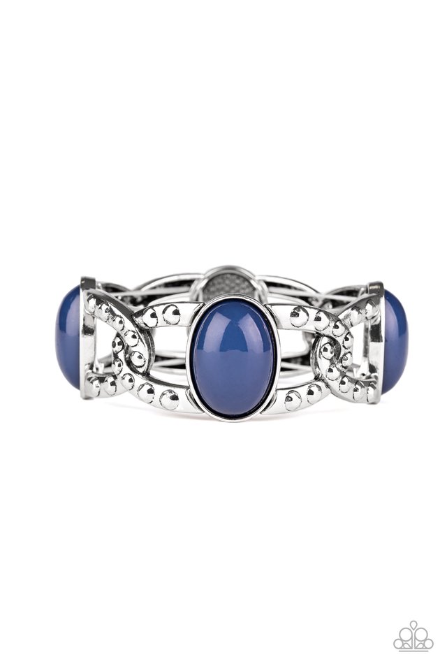Dreamy Gleam - Blue - Paparazzi Bracelet Image
