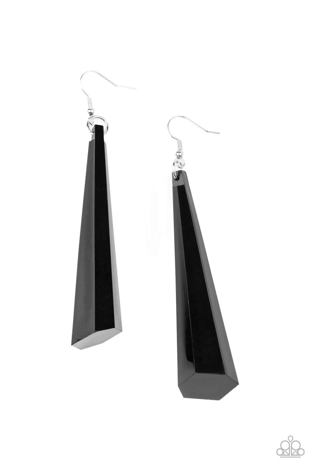 Paparazzi Earring ~ Break The Ice - Black