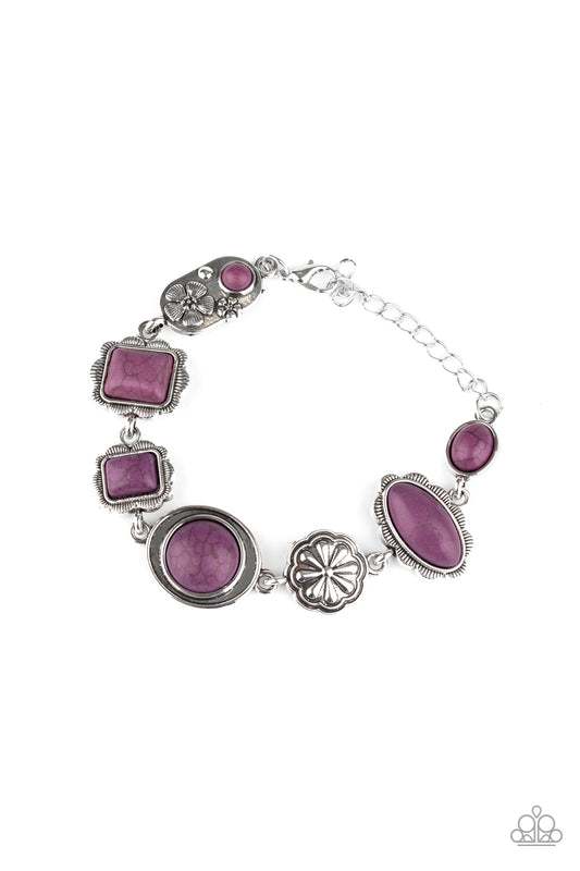 Paparazzi Bracelet ~ Gorgeously Groundskeeper - Purple