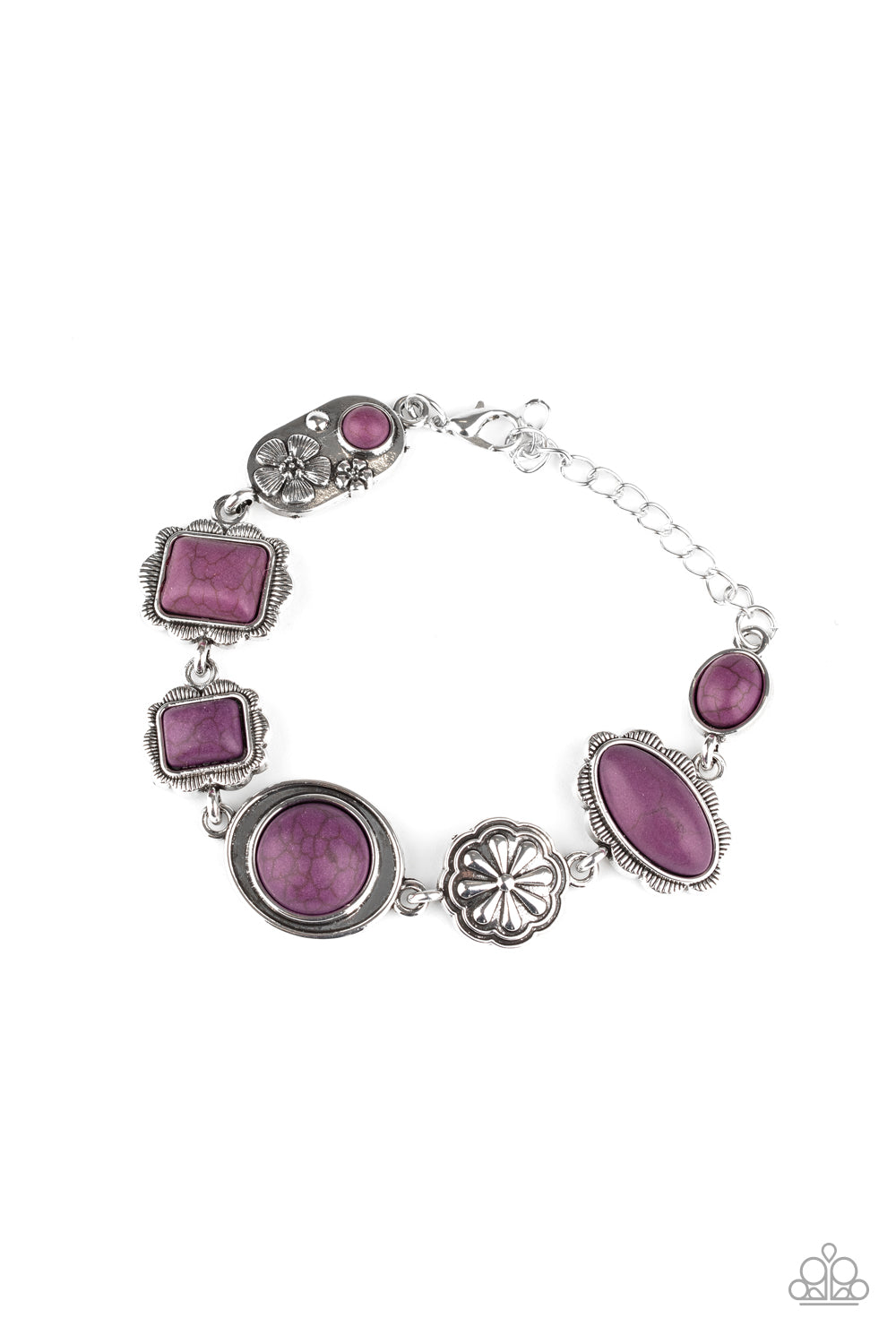 Paparazzi Bracelet ~ Gorgeously Groundskeeper - Purple