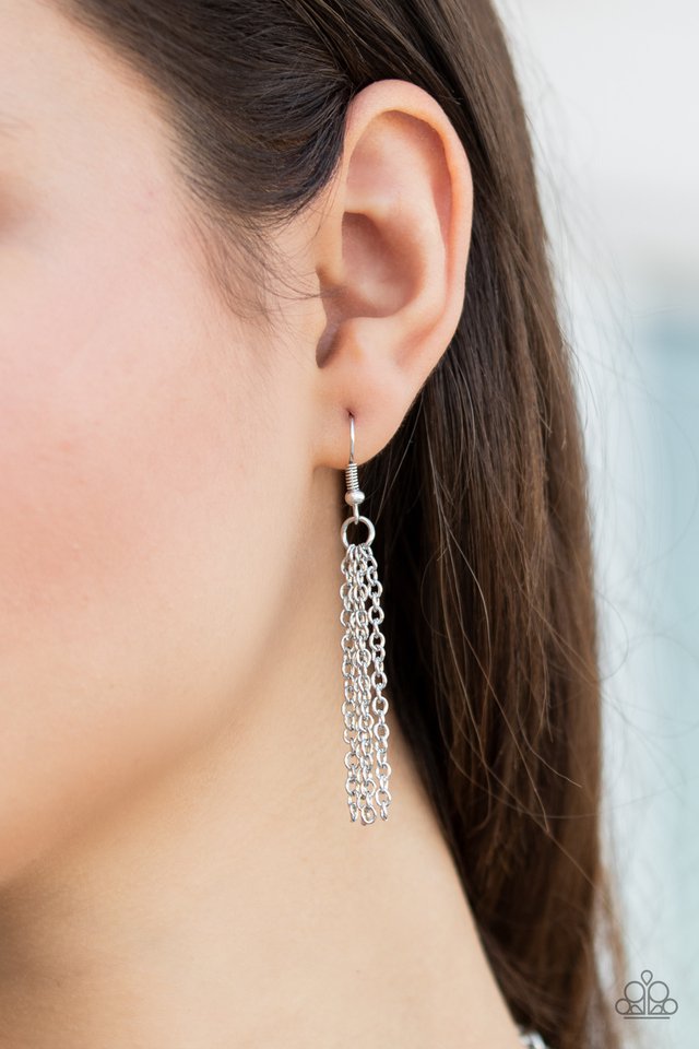 Retro Retrograde - White - Paparazzi Necklace Image