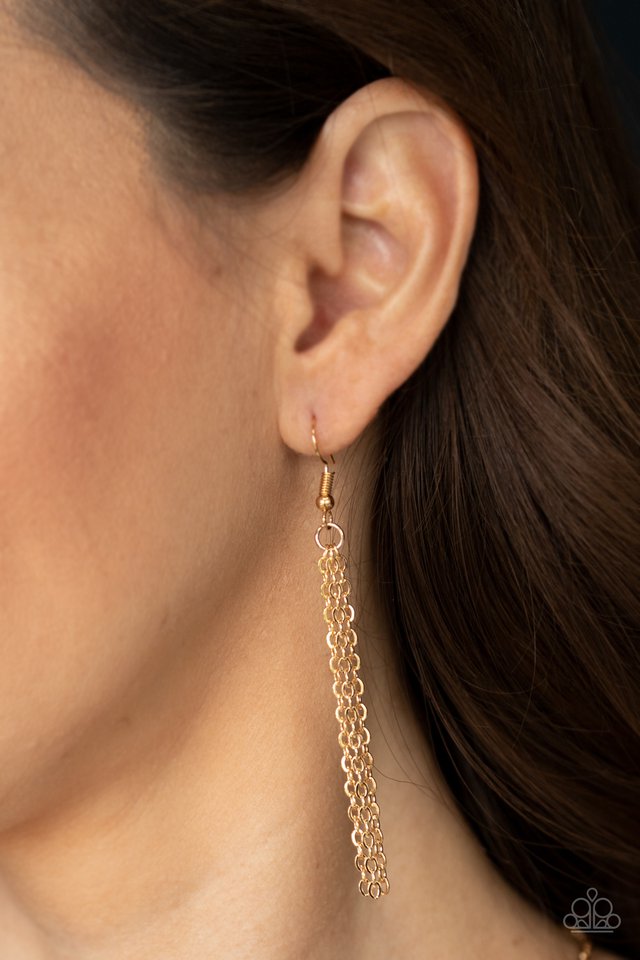 Egyptian Edge - Gold - Paparazzi Necklace Image