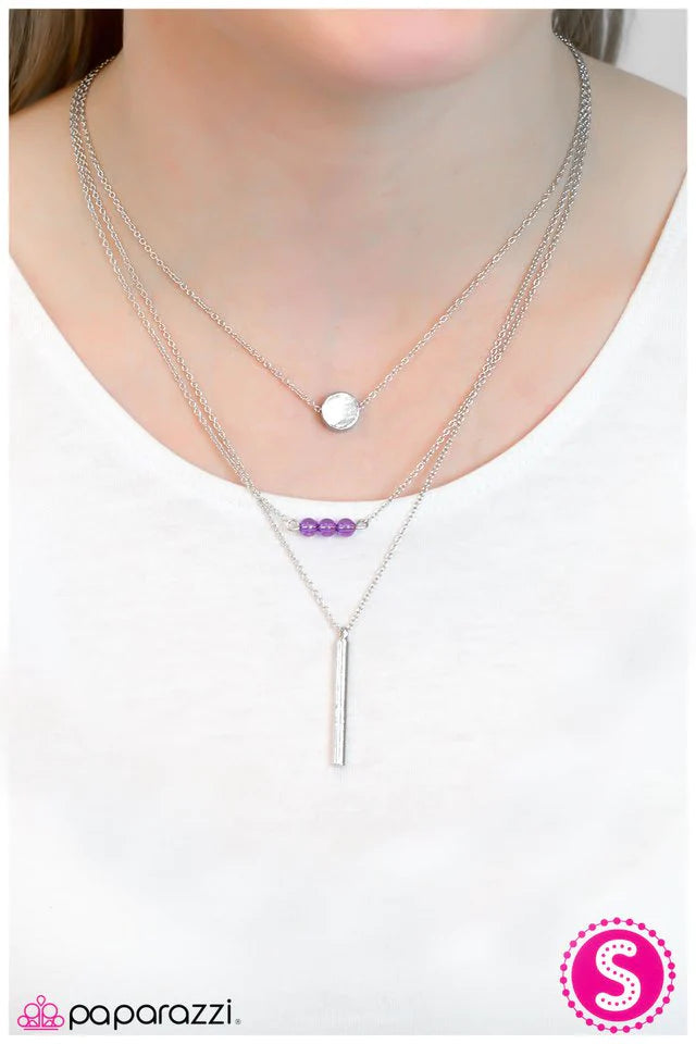 Collar Paparazzi ~ Perdido en el tiempo - Púrpura