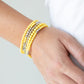 Stacked Showcase - Yellow - Paparazzi Bracelet Image