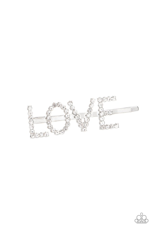 All You Need Is Love - White - Paparazzi Hair Accessories Image