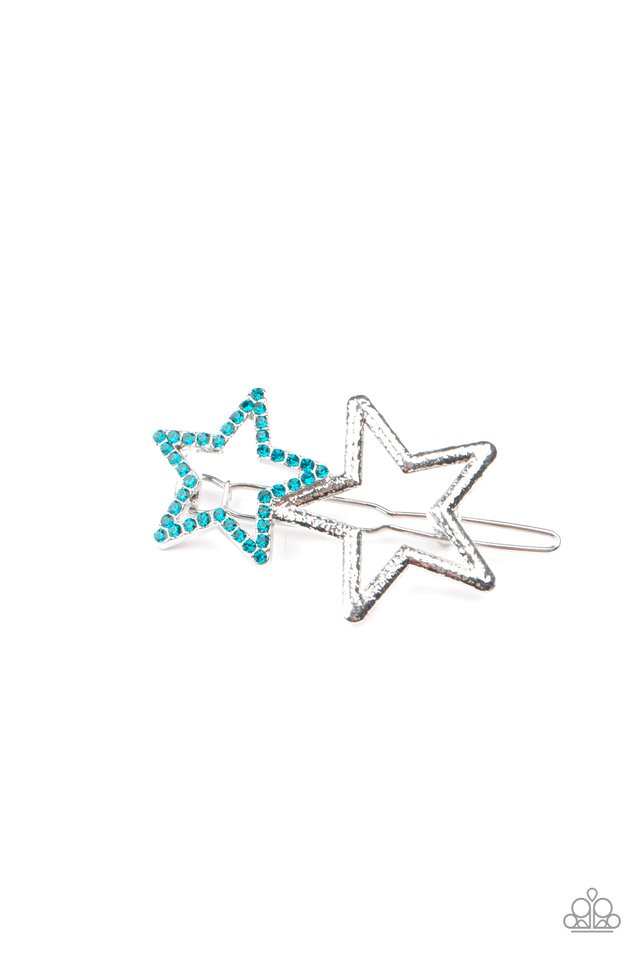 Starburst Shimmer - Blue Bracelet - Paparazzi Accessories - Alie's Bling Bar