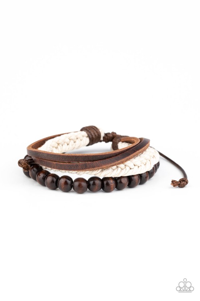 Wildly Wrangler - Brown - Paparazzi Bracelet Image