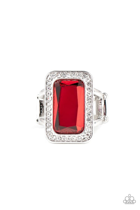 Crown Jewel Jubilee - Red - Paparazzi Ring Image