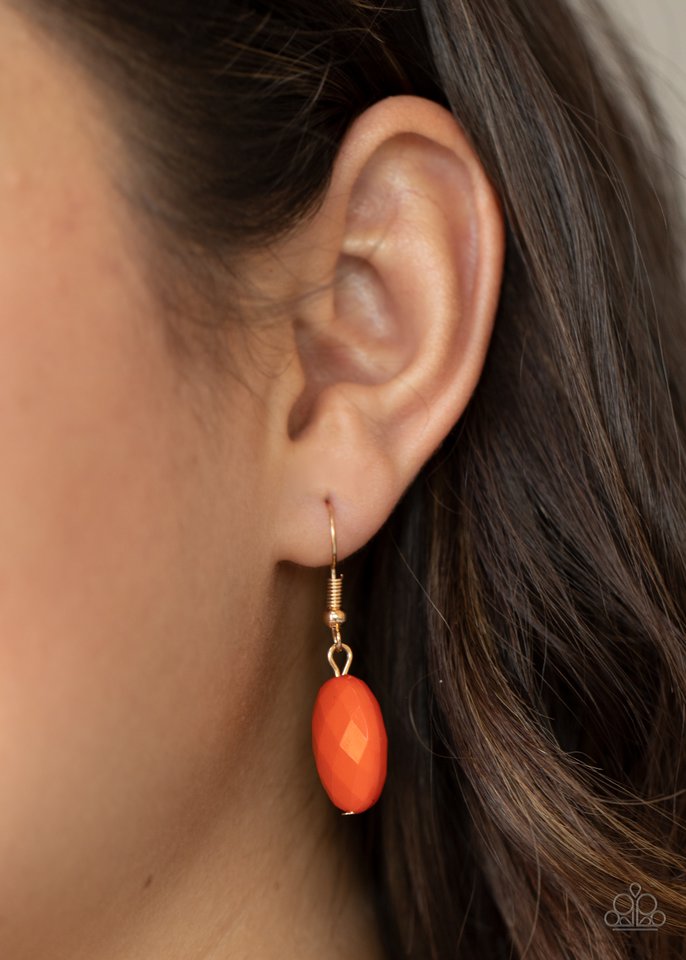 Max Volume - Orange - Paparazzi Necklace Image