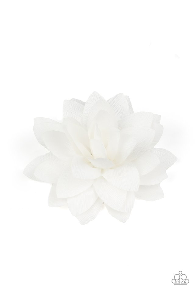 Summer Is In The Air - White - Paparazzi Hair Accessories Image