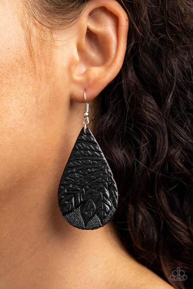 Paparazzi leather deals earrings