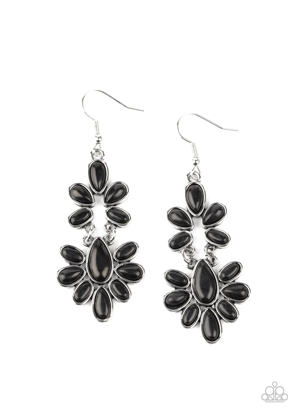 Paparazzi Earring ~ Cactus Cruise - Black