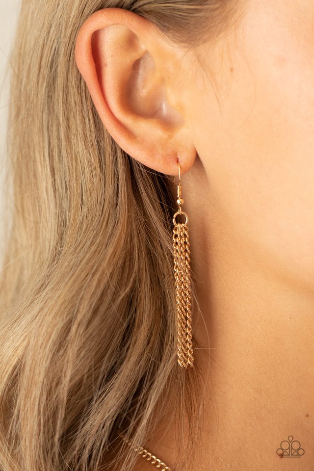 Artificial Animal - Gold - Paparazzi Necklace Image