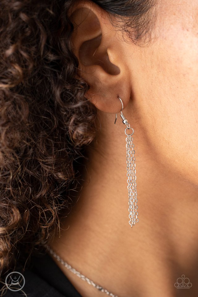 Taking It Easy - Silver - Paparazzi Necklace Image