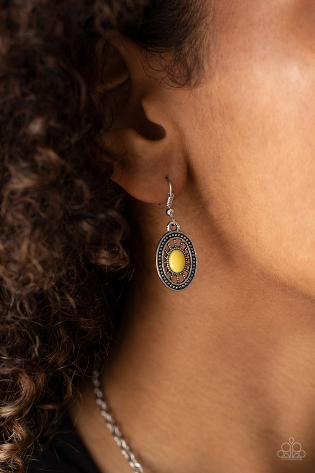 Totally TERRA-torial - Yellow - Paparazzi Necklace Image