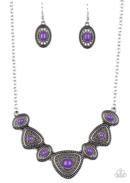 Totally TERRA-torial - Purple - Paparazzi Necklace Image
