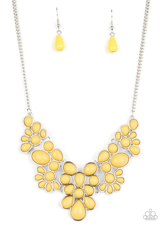 Bohemian Banquet - Yellow - Paparazzi Necklace Image