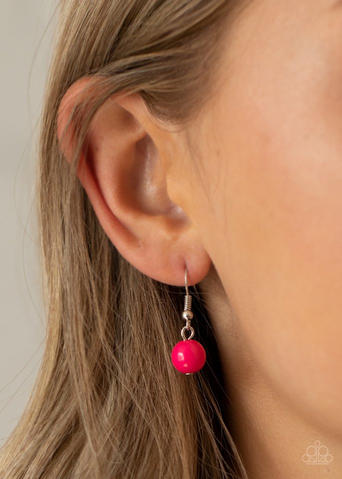 Layer After Layer - Pink - Paparazzi Necklace Image