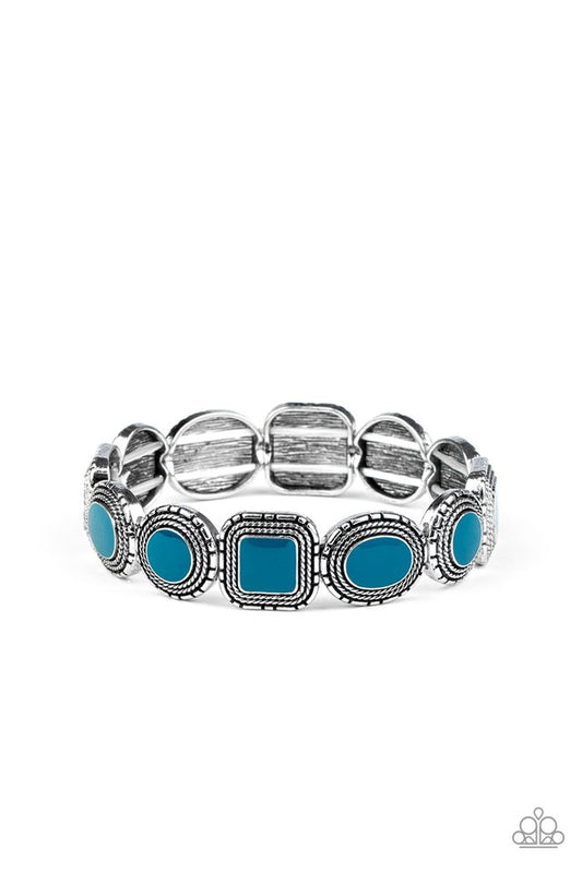 Vividly Vintage - Blue - Paparazzi Bracelet Image
