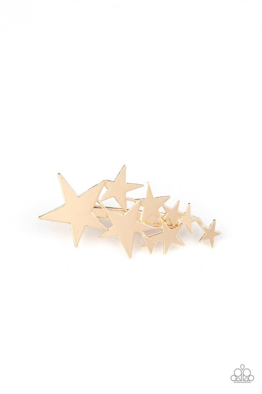 She STAR-ted It! - Gold - Paparazzi Hair Accessories Image