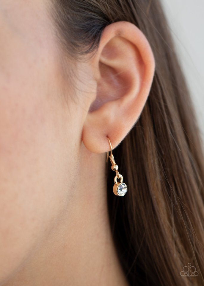 Have To Learn The HEART Way - Gold - Paparazzi Necklace Image