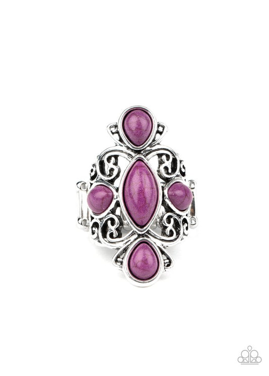 Sahara Sweetheart - Purple - Paparazzi Ring Image