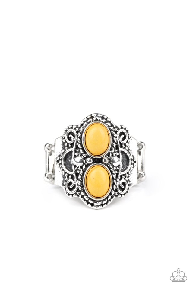 Eco Essence - Yellow - Paparazzi Ring Image