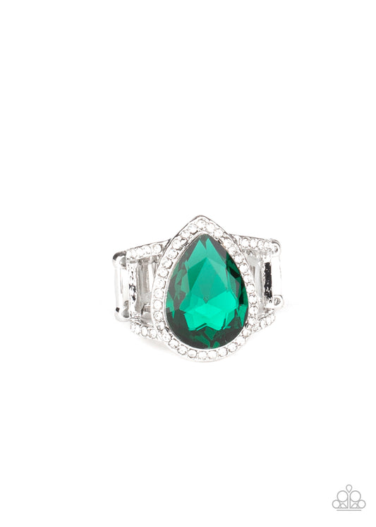 Paparazzi Ring ~ BLINGing Down The House - Green