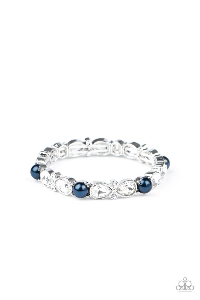 Frosted Finery - Blue - Paparazzi Bracelet Image