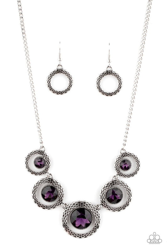 PIXEL Perfect - Purple - Paparazzi Necklace Image