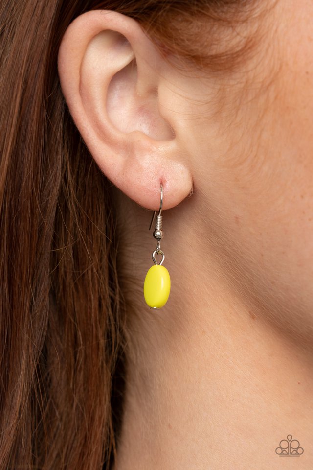 Modern Masquerade - Yellow - Paparazzi Necklace Image