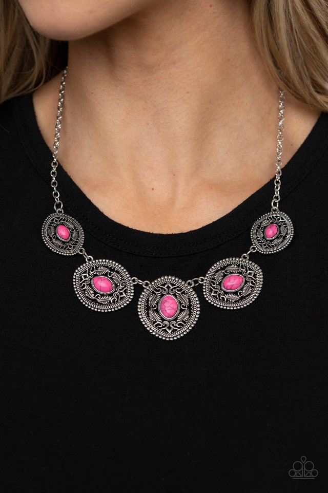 Alter ECO - Pink - Paparazzi Necklace Image