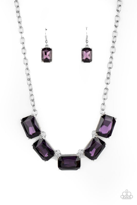 Deep Freeze Diva - Purple - Paparazzi Necklace Image