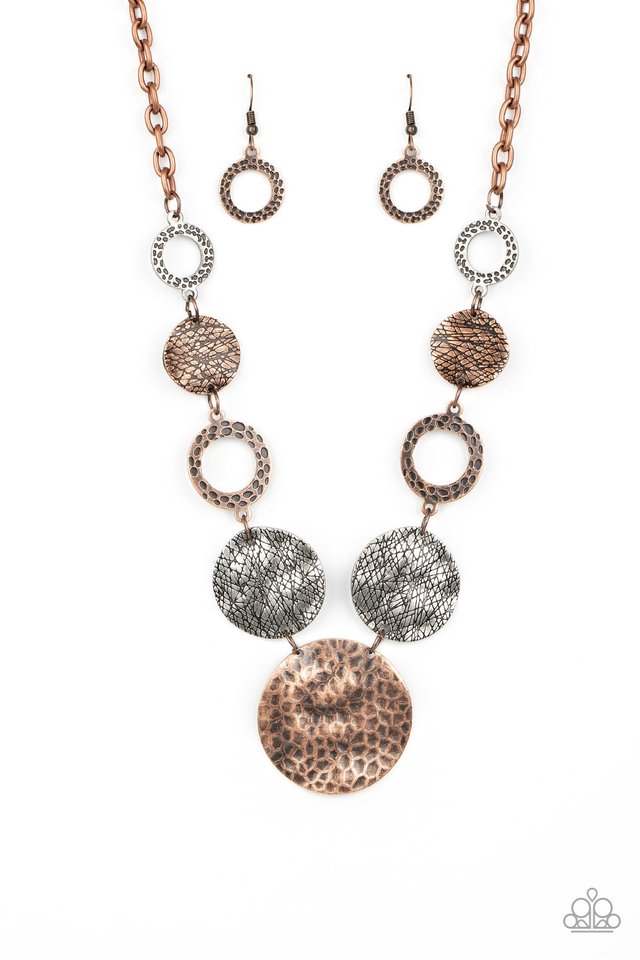Terra Adventure - Copper - Paparazzi Necklace Image