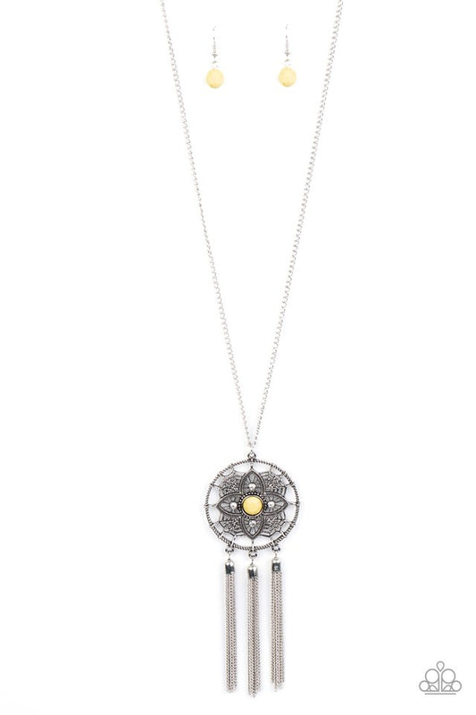 Chasing Dreams - Yellow - Paparazzi Necklace Image