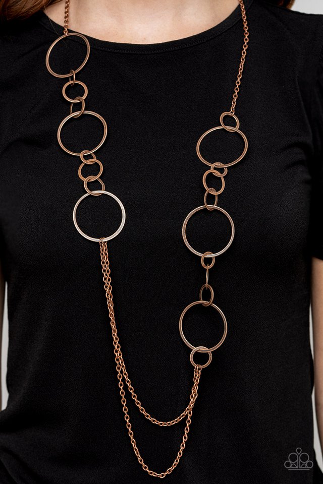 Perfect mismatch copper necklace shop paparazzi